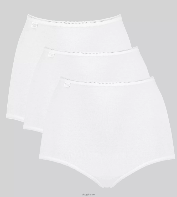 blanc sloggi femmes Maxi culotte en coton 24h/24 et 7j/7 46J8N18