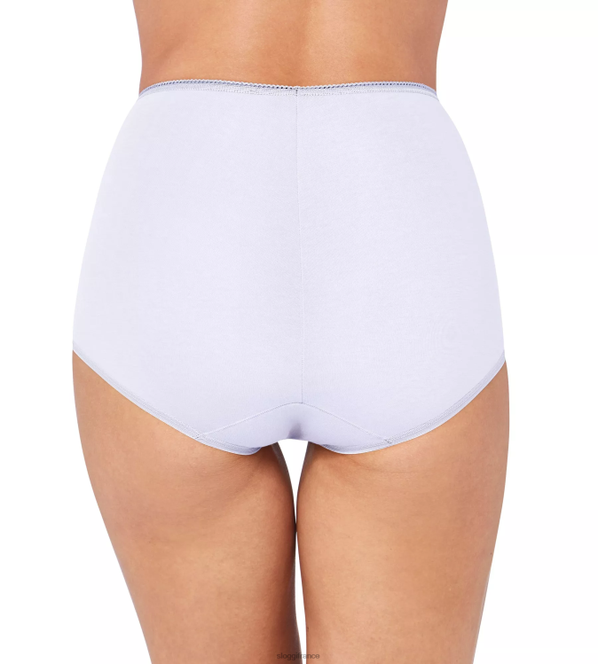 blanc sloggi femmes Maxi culotte en coton 24h/24 et 7j/7 46J8N18