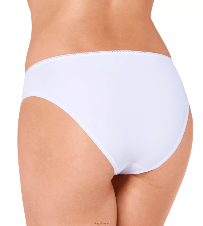 blanc sloggi femmes Slip tai microfibre 24h/24 et 7j/7 46J8N349