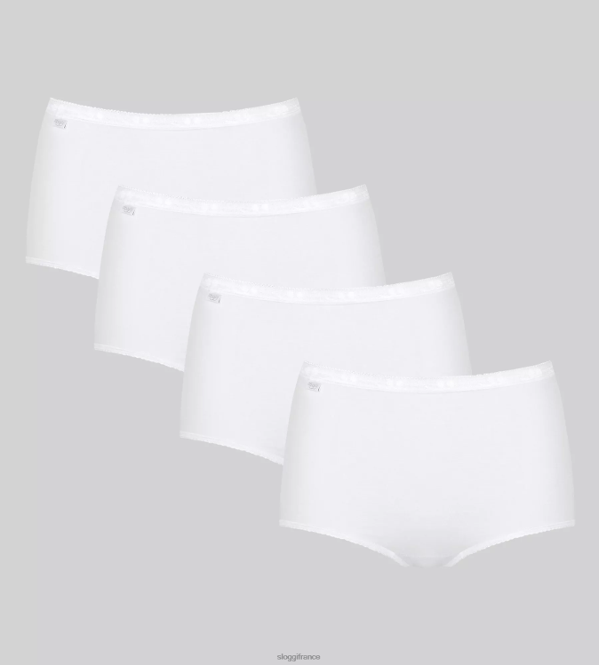 blanc sloggi femmes culotte longue basic+ 46J8N226