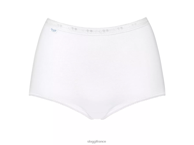 blanc sloggi femmes culotte longue basic+ 46J8N411