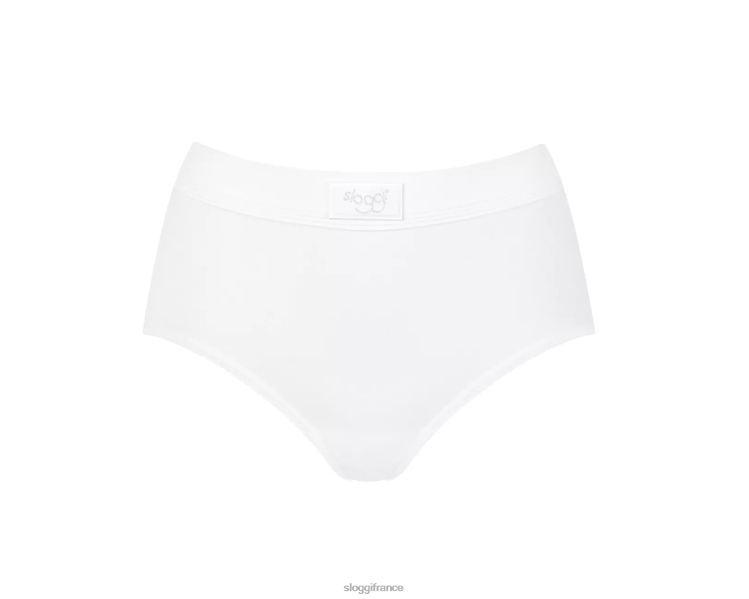 blanc sloggi femmes culotte longue double confort 46J8N465