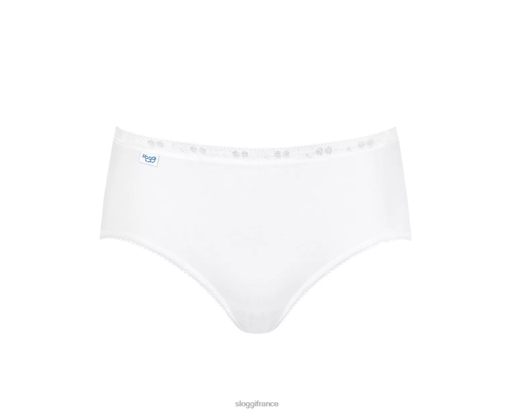 blanc sloggi femmes culotte midi basic+ 46J8N553