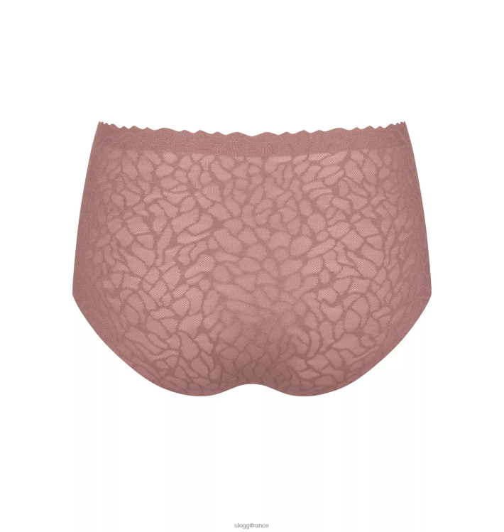 cacao sloggi femmes culotte taille haute en dentelle zéro sensation 46J8N586