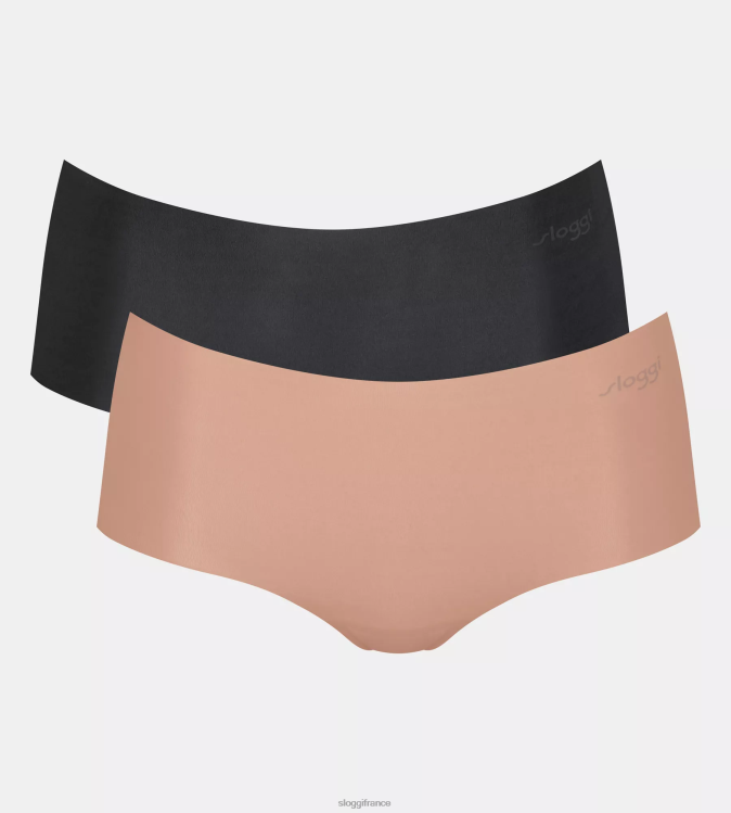 combinaison marron - foncée sloggi femmes culotte courte zéro microfibre 2.0 46J8N692