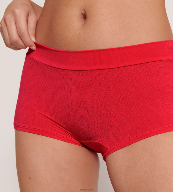 combinaison rouge-lumière sloggi femmes culotte courte polyvalente 46J8N562