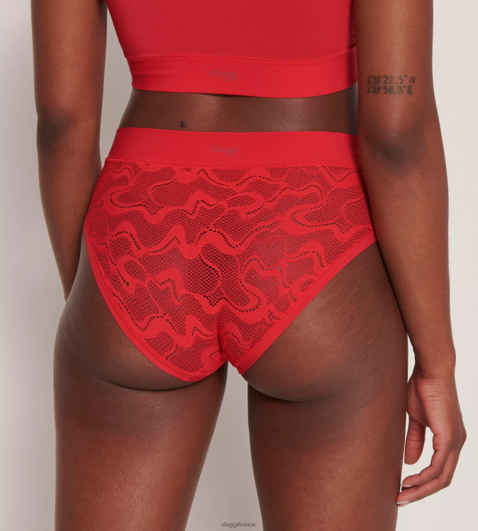 gracieux sloggi femmes culotte mi-longue en dentelle go allround 46J8N494