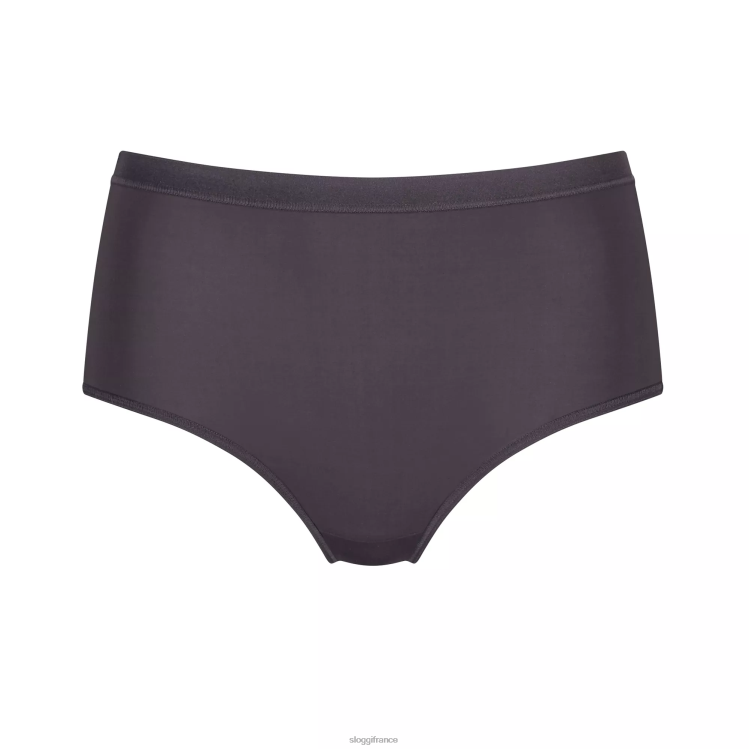 gris mauve sloggi femmes culotte taille haute wow confort 46J8N520