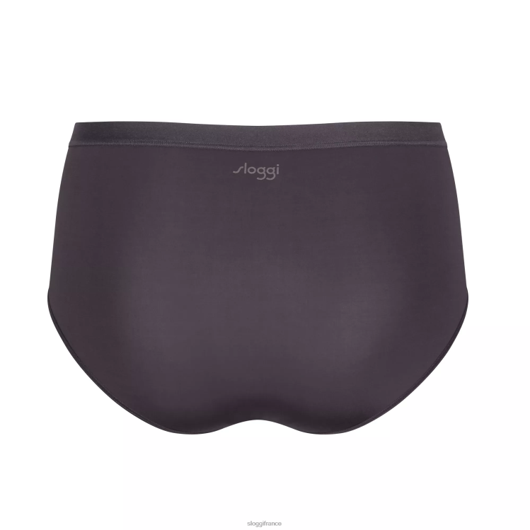 gris mauve sloggi femmes culotte taille haute wow confort 46J8N520