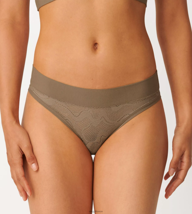 gris plomb sloggi femmes mini-culotte en dentelle polyvalente 46J8N329