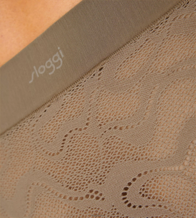 gris plomb sloggi femmes mini-culotte en dentelle polyvalente 46J8N329