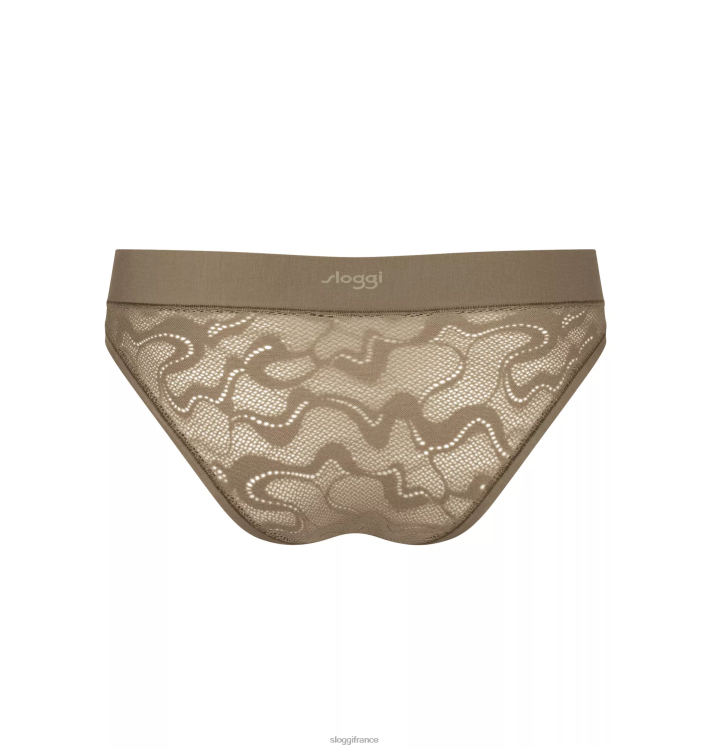 gris plomb sloggi femmes mini-culotte en dentelle polyvalente 46J8N575