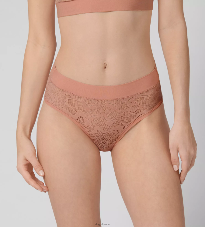 mode sloggi femmes culotte mi-longue en dentelle go allround 46J8N649