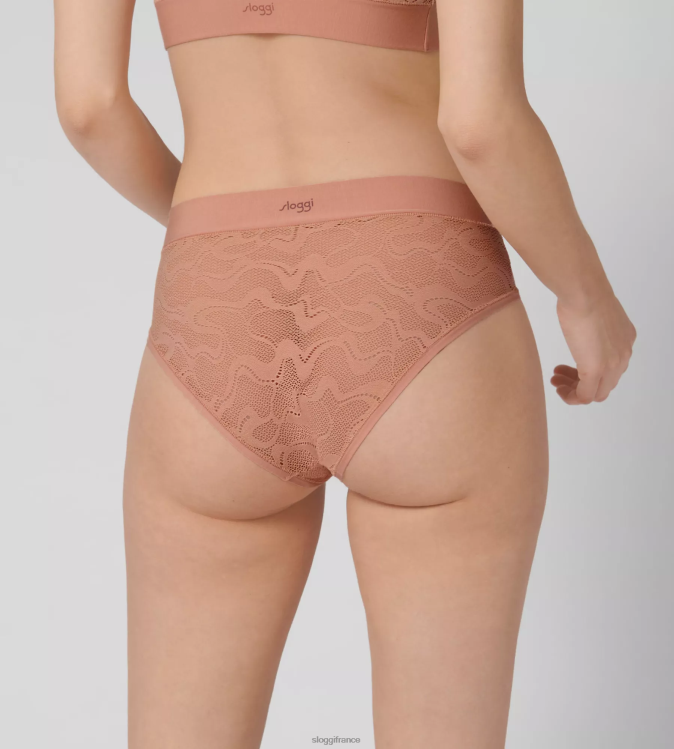 mode sloggi femmes culotte mi-longue en dentelle go allround 46J8N649