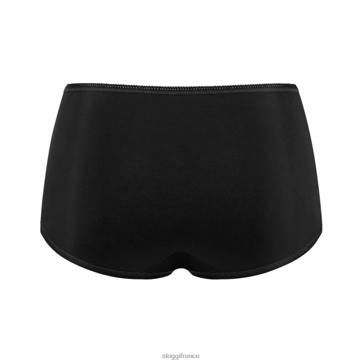 noir sloggi femmes La culotte midi microfibre 24h/24 et 7j/7 46J8N545