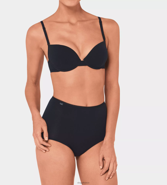 noir sloggi femmes Maxi culotte en coton 24h/24 et 7j/7 46J8N380