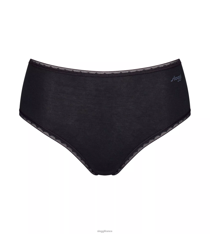 noir sloggi femmes aller aux culottes taille haute 46J8N107