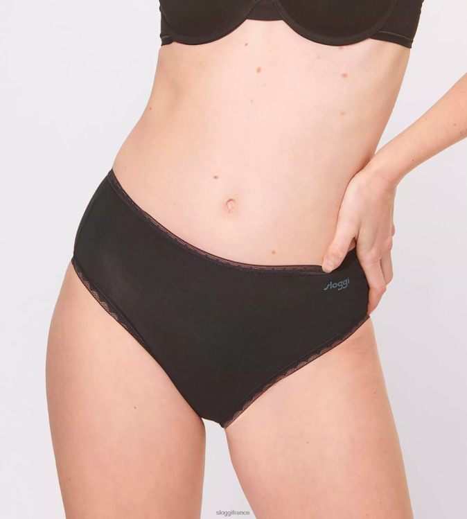 noir sloggi femmes aller aux culottes taille haute 46J8N107