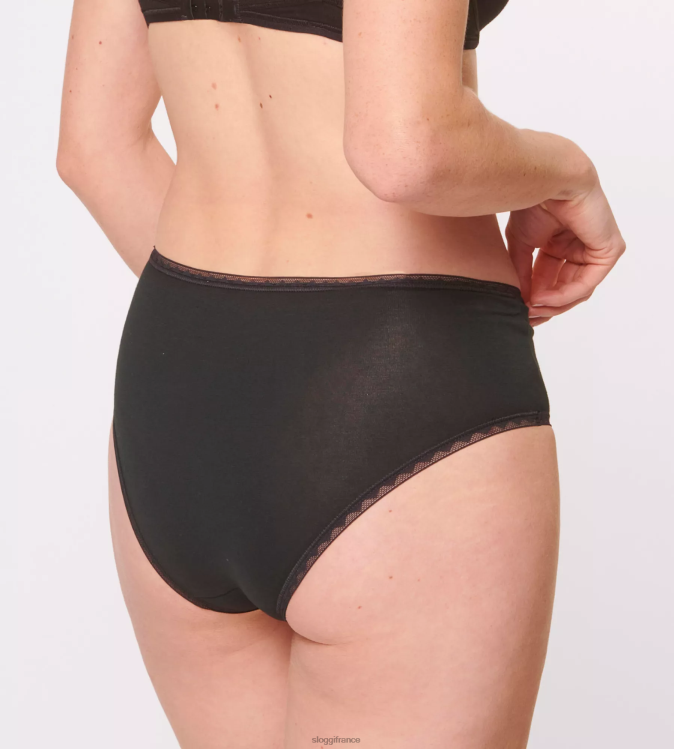 noir sloggi femmes aller aux culottes taille haute 46J8N107