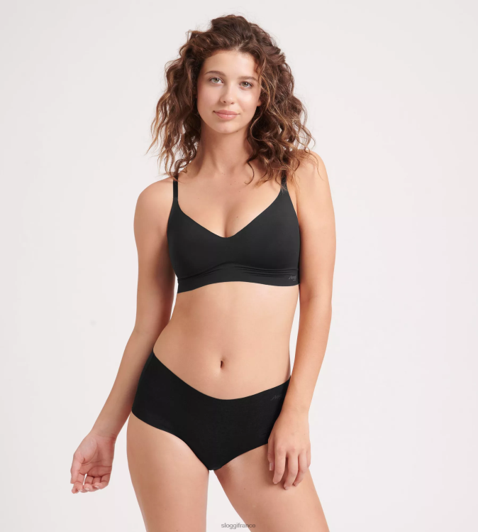 noir sloggi femmes culotte courte zéro modal 2.0 46J8N627