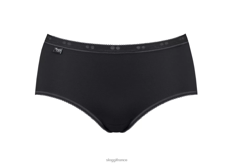 noir sloggi femmes culotte midi basic+ 46J8N479