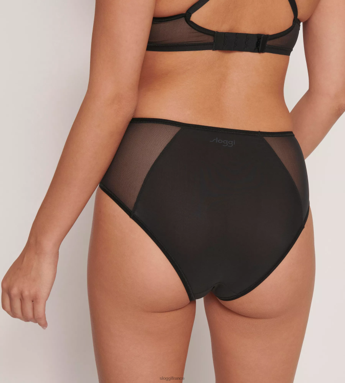 noir sloggi femmes culotte taille haute soft adapt 46J8N122