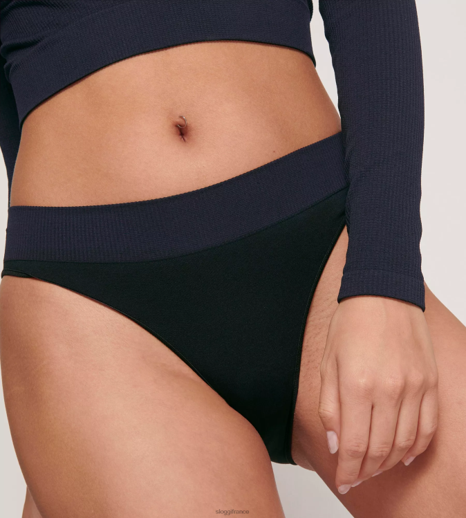 noir sloggi femmes mini culotte à l\'aloe vera jamais infusée 46J8N288