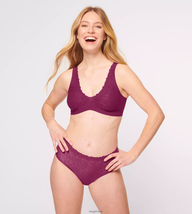 vin sloggi femmes culotte taille haute en dentelle zéro sensation 46J8N325