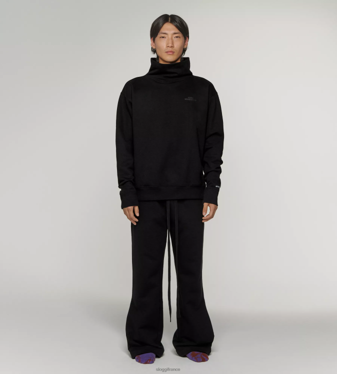 noir 032C X sloggi femmes haut à manches longues 46J8N558