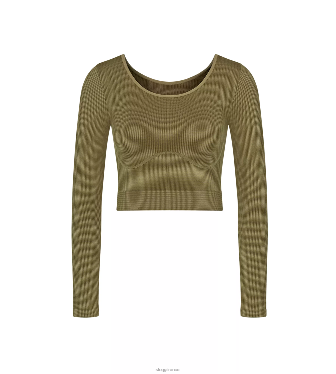 olives à martini sloggi femmes haut à manches longues au CBD jamais infusé 46J8N461