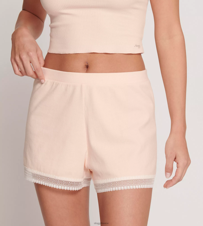 mode sloggi femmes aller au short côtelé 46J8N310