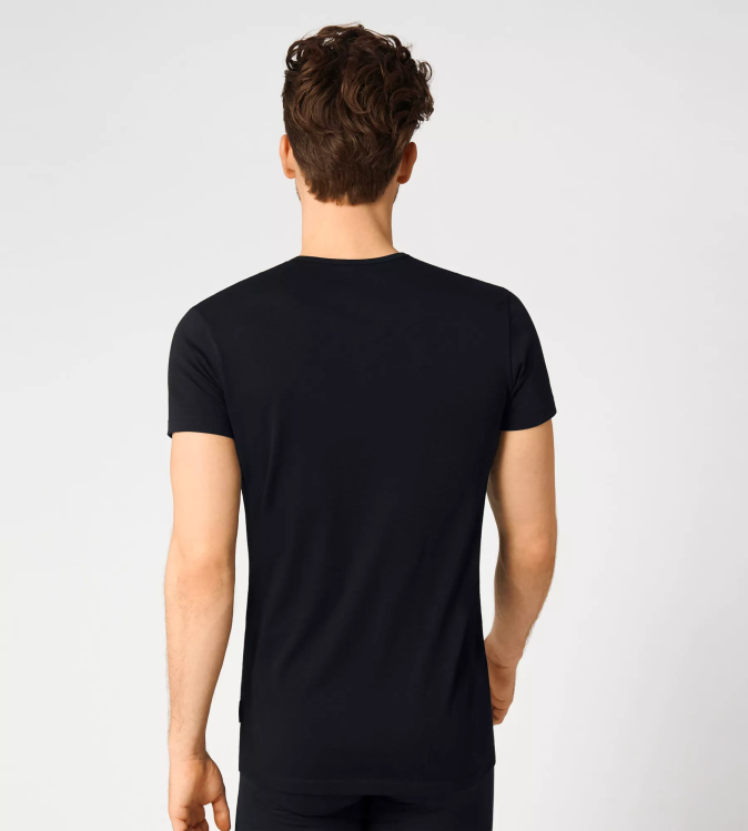 noir sloggi Hommes Tee-shirt 24h/24 et 7j/7 46J8N808