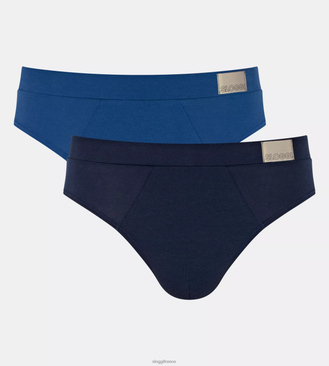 combinaison bleu - foncé sloggi Hommes aller aux slips midi naturels 46J8N836