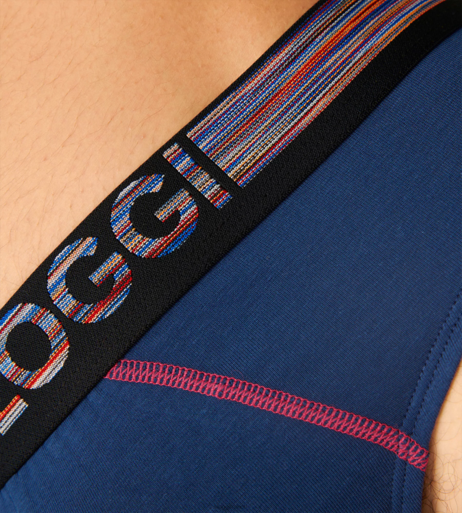 combinaison bleu - foncé sloggi Hommes go abc slip midi naturel 46J8N826