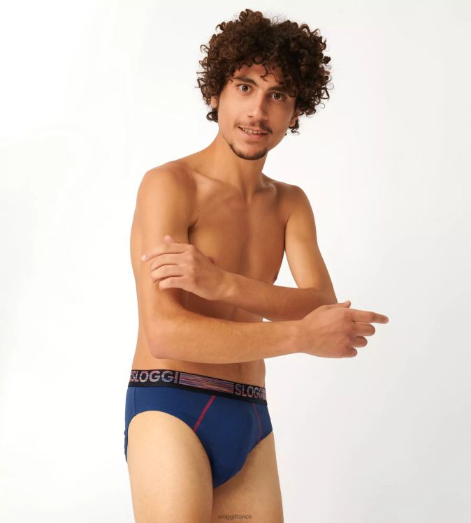 combinaison bleu - foncé sloggi Hommes go abc slip midi naturel 46J8N826