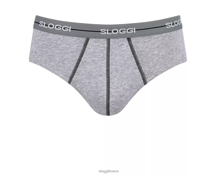 combinaison grise sloggi Hommes commencer les slips midi 46J8N784