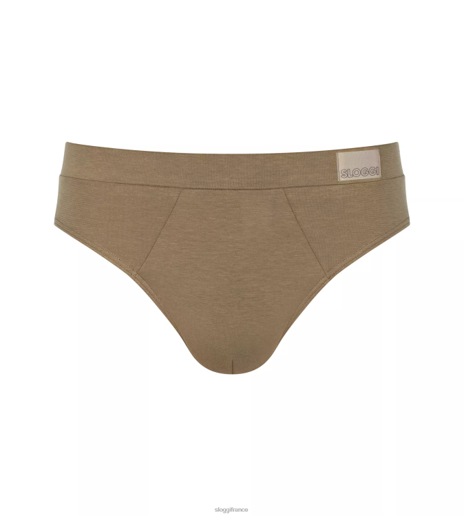 combinaison marron - foncée sloggi Hommes aller aux slips midi naturels 46J8N875