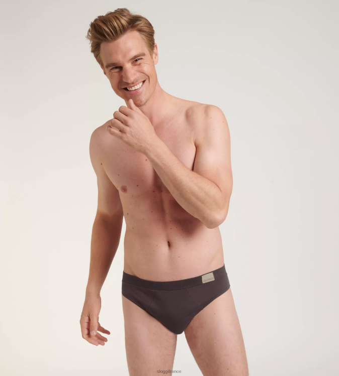 combinaison marron - foncée sloggi Hommes aller aux slips midi naturels 46J8N875