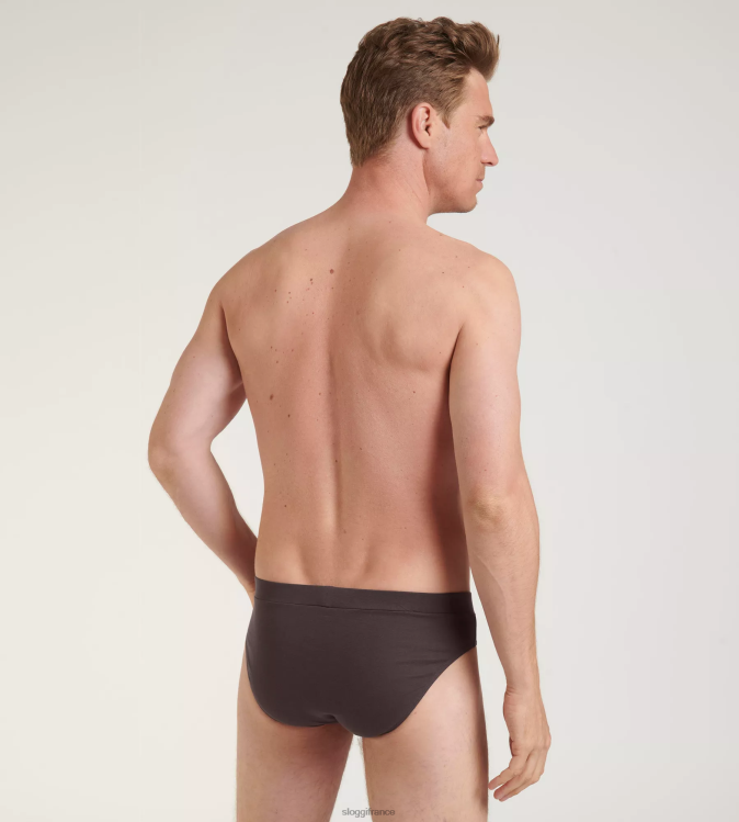 combinaison marron - foncée sloggi Hommes aller aux slips midi naturels 46J8N875