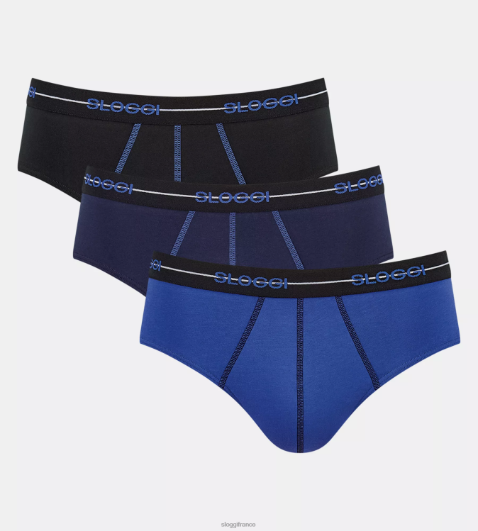 combinaison noir - bleu sloggi Hommes commencer les slips midi 46J8N744