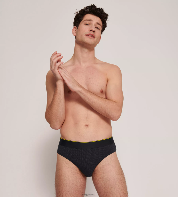 noir sloggi Hommes culotte midi toujours aérée 46J8N862