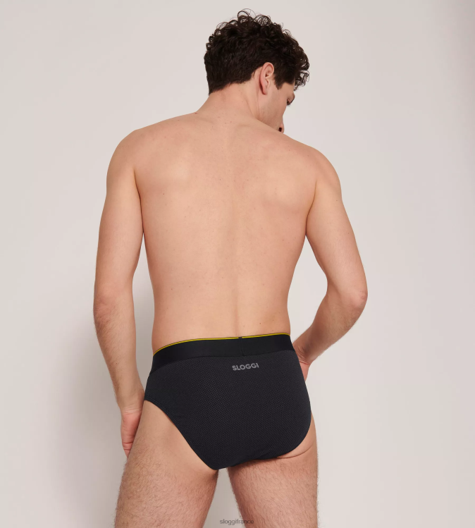 noir sloggi Hommes culotte midi toujours aérée 46J8N862