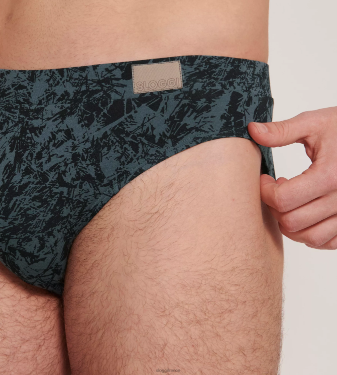 violet - combinaison sombre sloggi Hommes aller aux slips midi naturels 46J8N827