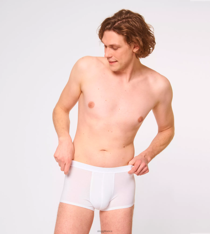 blanc sloggi Hommes Slip hipster 24h/24 et 7j/7 46J8N778