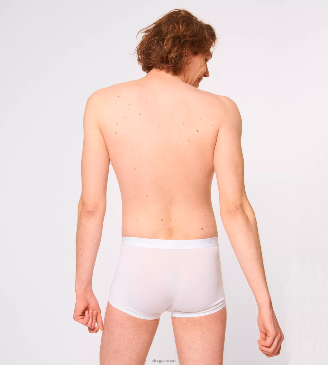 blanc sloggi Hommes Slip hipster 24h/24 et 7j/7 46J8N778