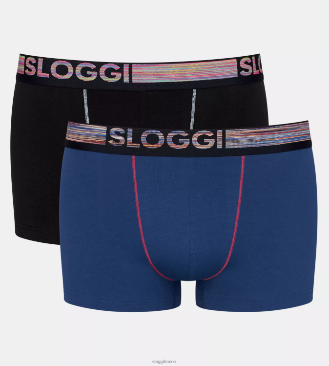 combinaison bleu - foncé sloggi Hommes aller abc slip hipster naturel 46J8N903