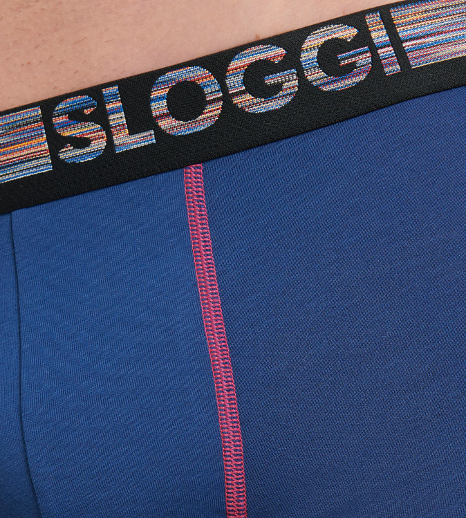 combinaison bleu - foncé sloggi Hommes aller abc slip hipster naturel 46J8N903