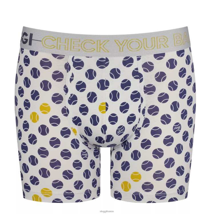 combinaison blanc-foncé sloggi Hommes aller en short 46J8N882