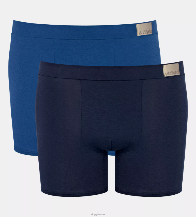combinaison bleu - foncé sloggi Hommes optez pour un short naturel 46J8N856