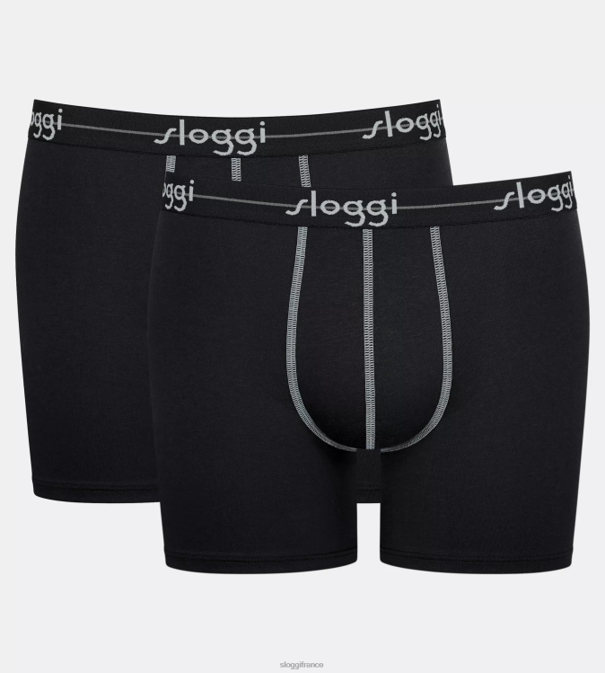 noir sloggi Hommes commencer le short 46J8N858